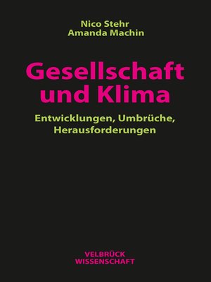cover image of Gesellschaft und Klima